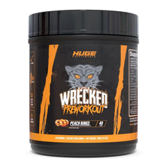 Huge Supplements Wrecked Pre-Workout scoop-dispense ready for fast energy before training