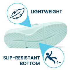 HUHV Z Strap Sea Foam slide rocker sole detail for a smoother stride
