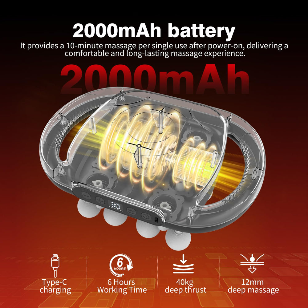 HuixinLine 30-speed settings tailor intensity for precise muscle targeting.