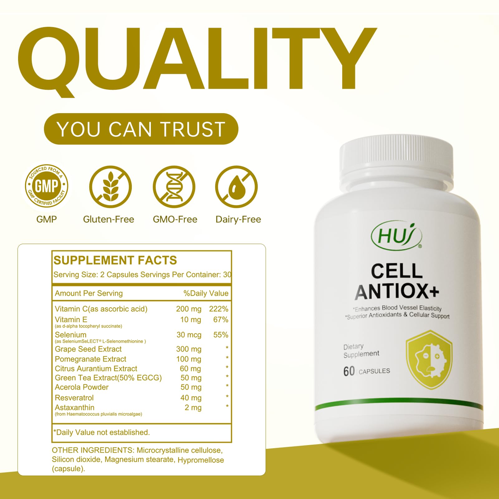 HUJ Cell Antiox+ skin radiance concept evokes healthy-looking skin.