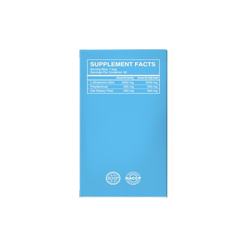 HUJ L-Glutamine Nutrition Pack scoop illustrating easy daily serving