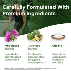 HUJ Super Liver Support artichoke ingredient focus emphasizes natural digestive support