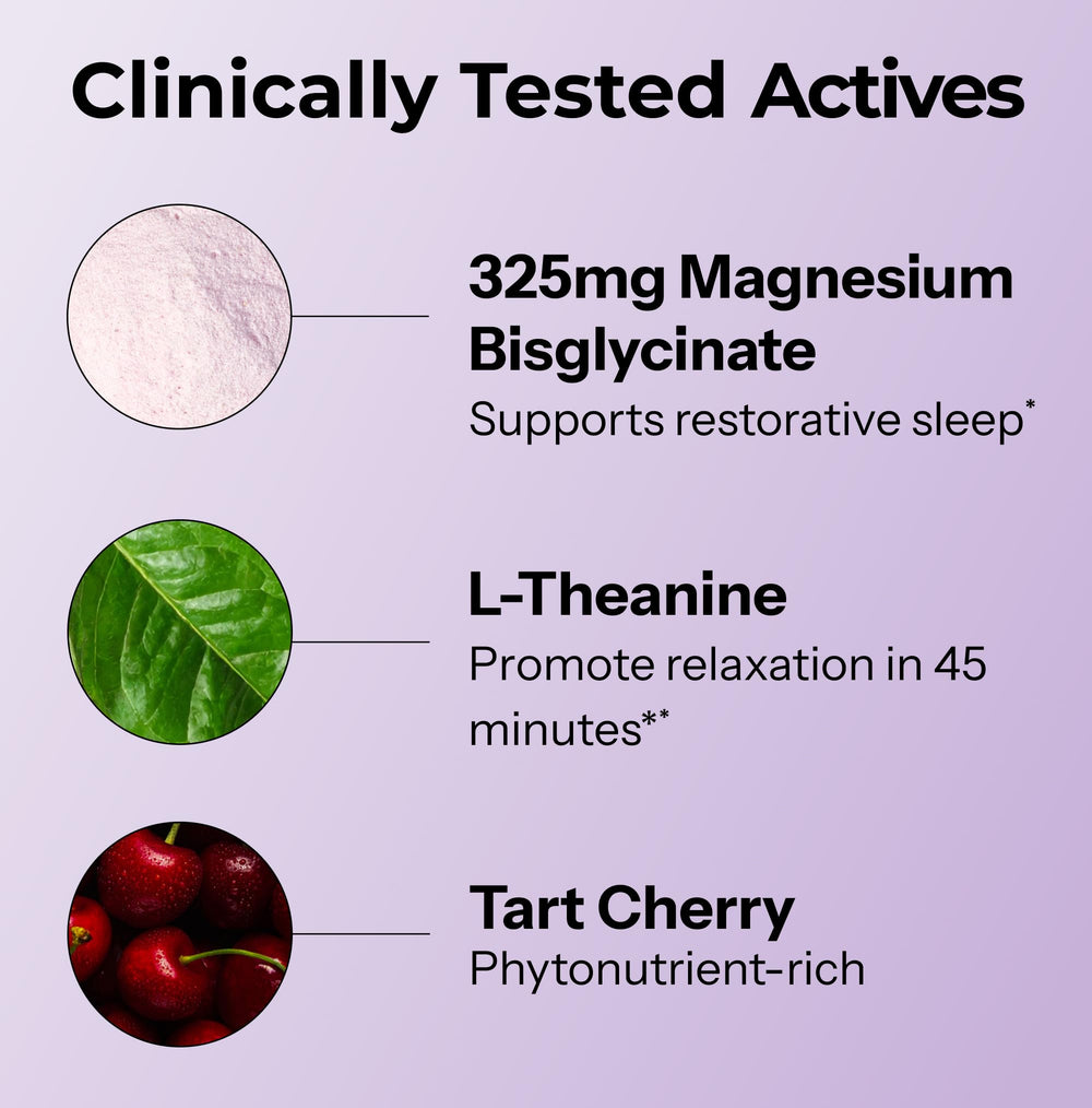 Hum Dream Team L-Theanine spotlight highlighting calming support.