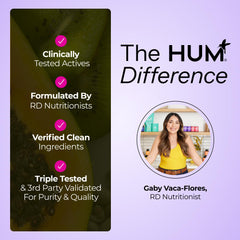 Certified Clean Label packaging communicates safety and quality for Hum Fan Club Probiotic.