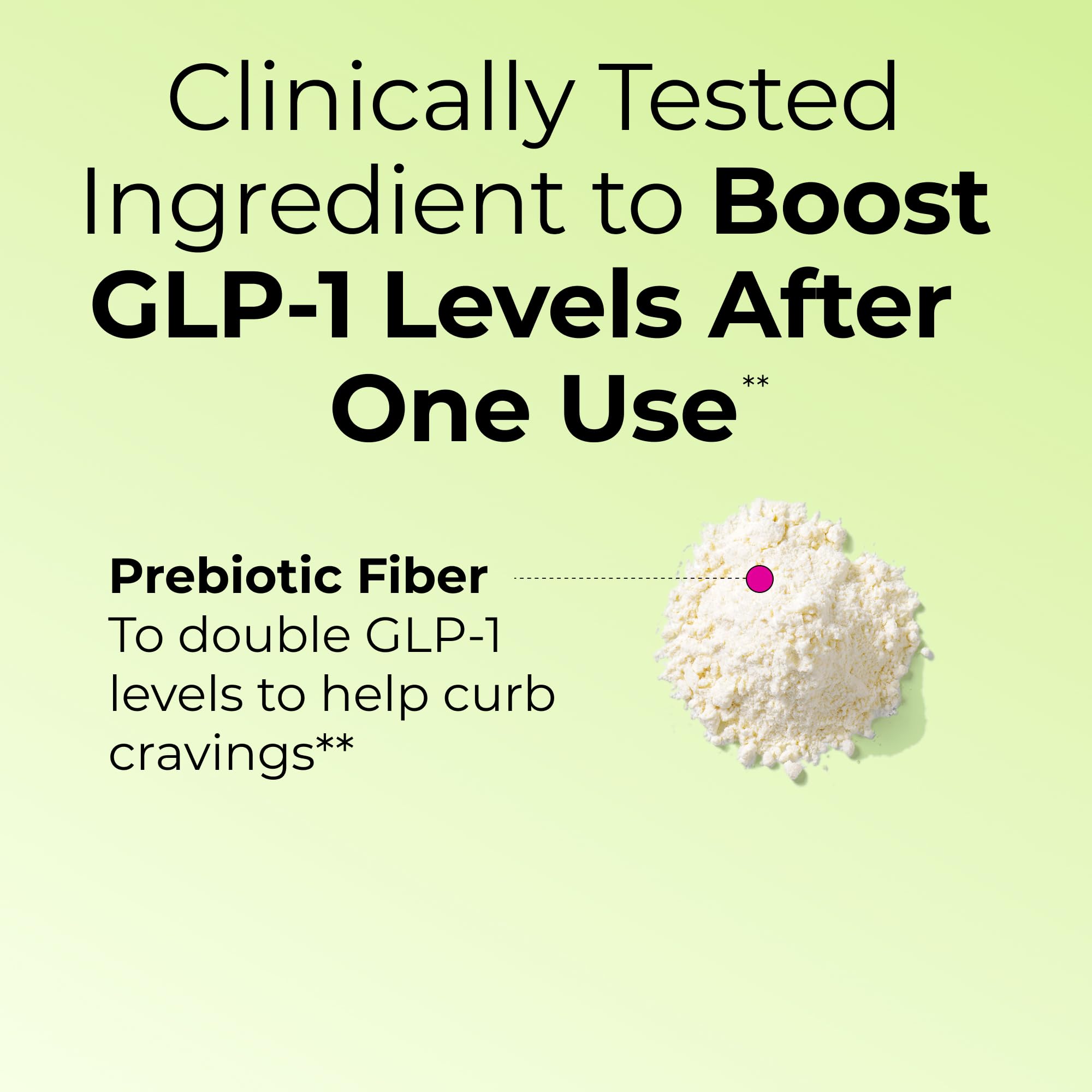 Hum Flatter Me fiber powder closeup of clean formula with no artificial additives