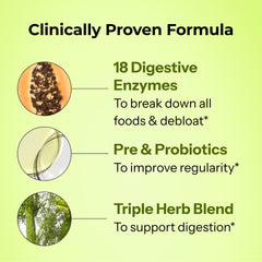 HUM Flatter Me herbal blend with ginger, peppermint, fennel for digestion.