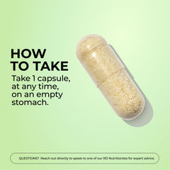 HUM Gut Instinct women-focused digestive support in a compact capsule form.