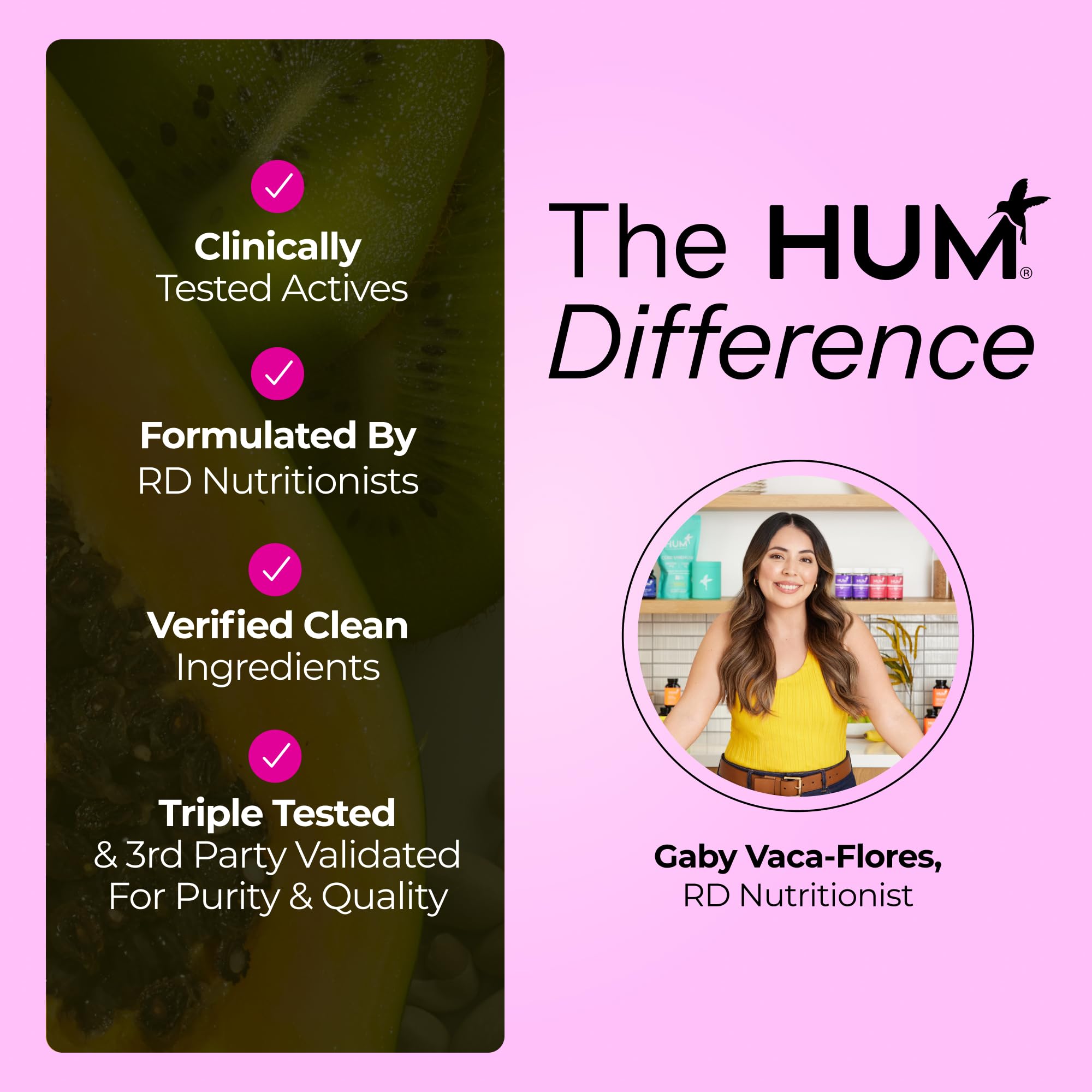 HUM Wing Man vegetarian capsules packaging conveys vegan-friendly supplements.