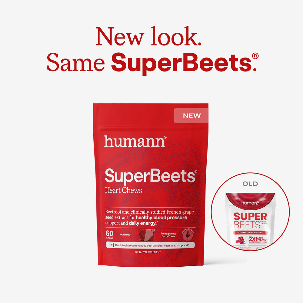 Individually wrapped SuperBeets chews offer portable energy during busy days.