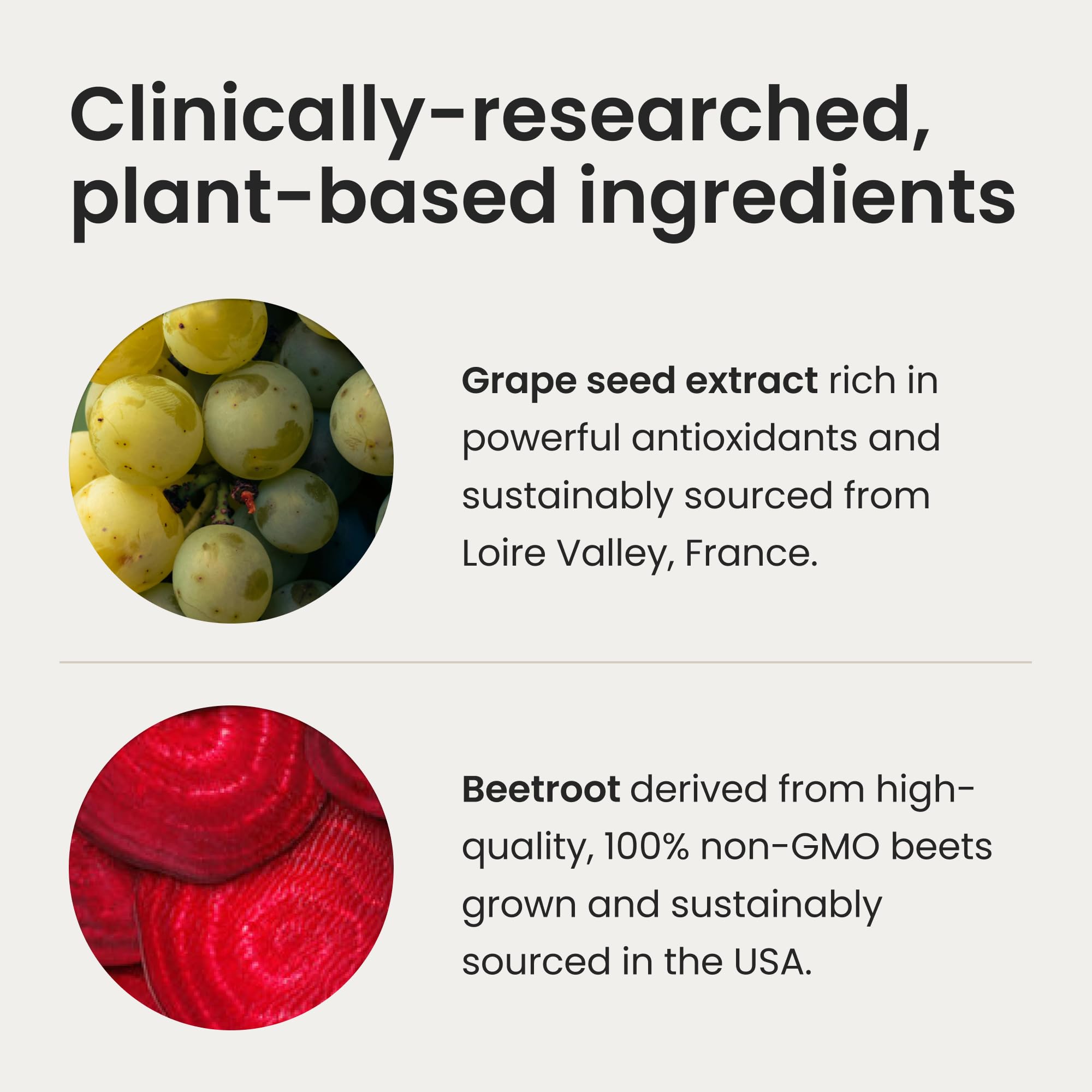 Portable Humann SuperBeets Heart Chews foil pouch for travel.