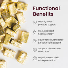 Humann SuperBeets Heart Chews packaging on kitchen counter for everyday use