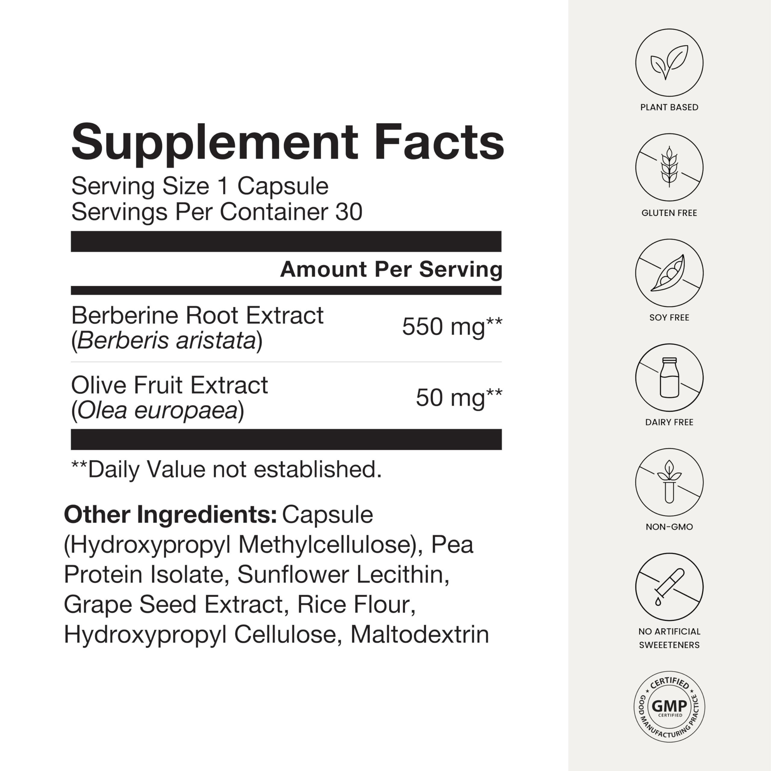 Humann SuperBerine packaging design showcases bottle and label quality.