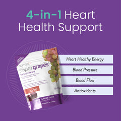 Humann SuperGrapes Chews grape seed extract highlight antioxidant-friendly chew