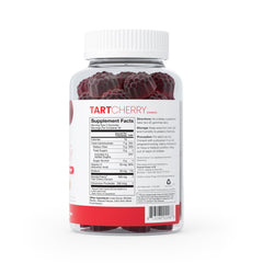 NSF Certified Sport badge on Humann Tart Cherry Gummies packaging