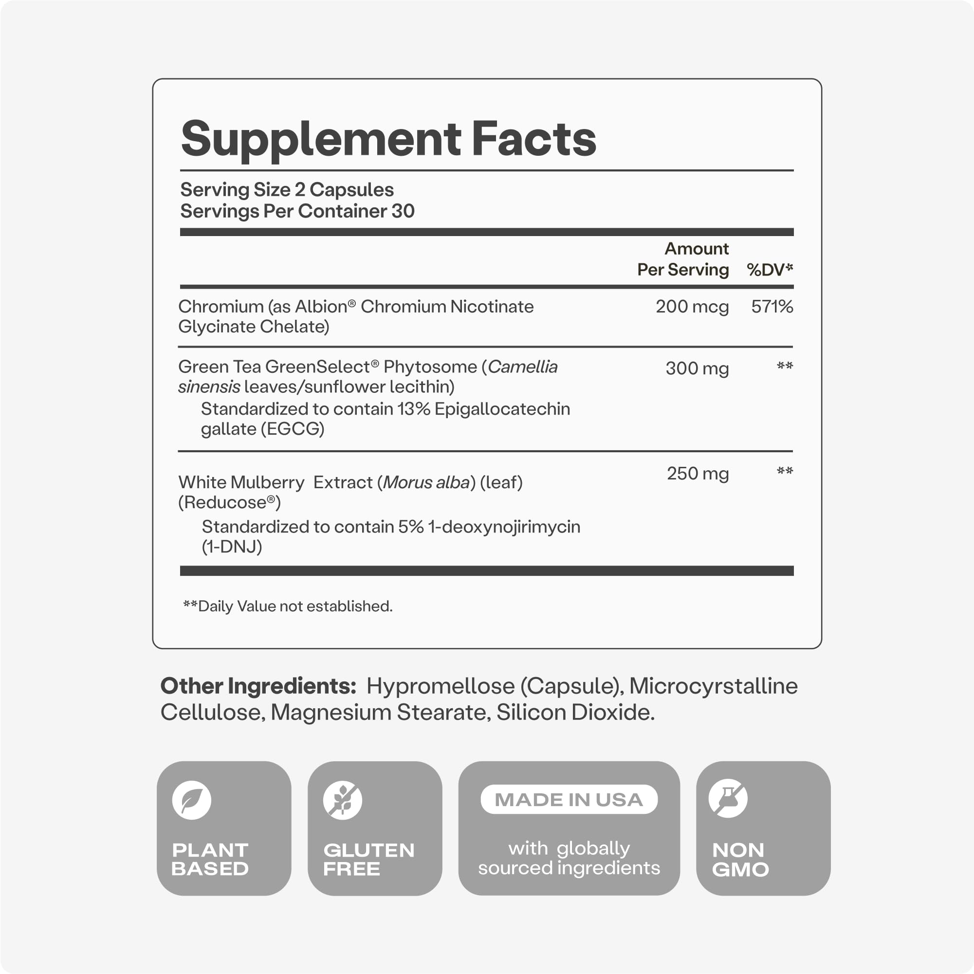 Humann Two-capsule daily serving facilitates consistent routines.