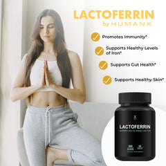HUMANX Lactoferrin 500mg capsules ready-to-take daily supplement