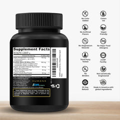 HUMANX organic prebiotics and punicaligans visual highlighting probiotic fuel
