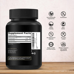 HumanX Spermidine+ capsules closeup for easy daily intake.