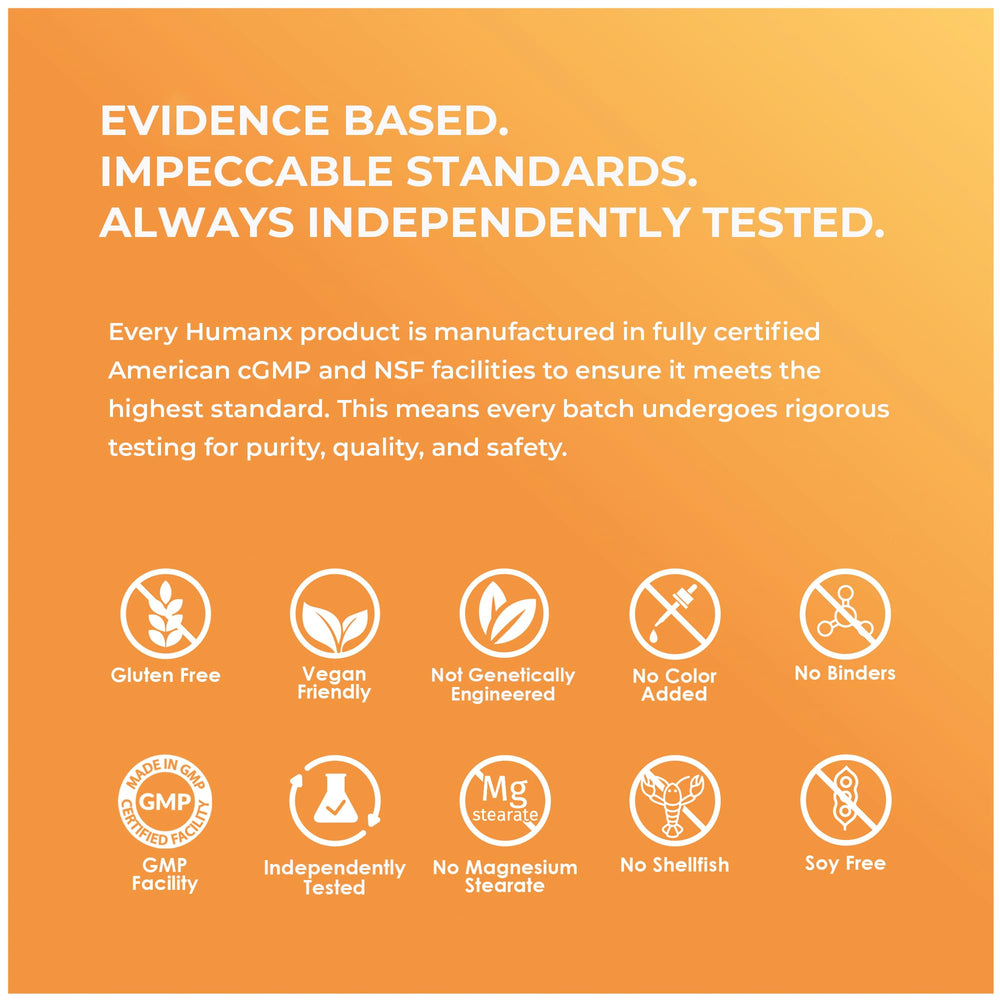 User-friendly packaging design of HumanX Tudca+ supplements for daily use.