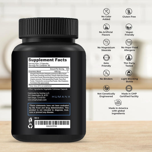 HUMANX VertiGone capsules close-up for daily dizziness relief