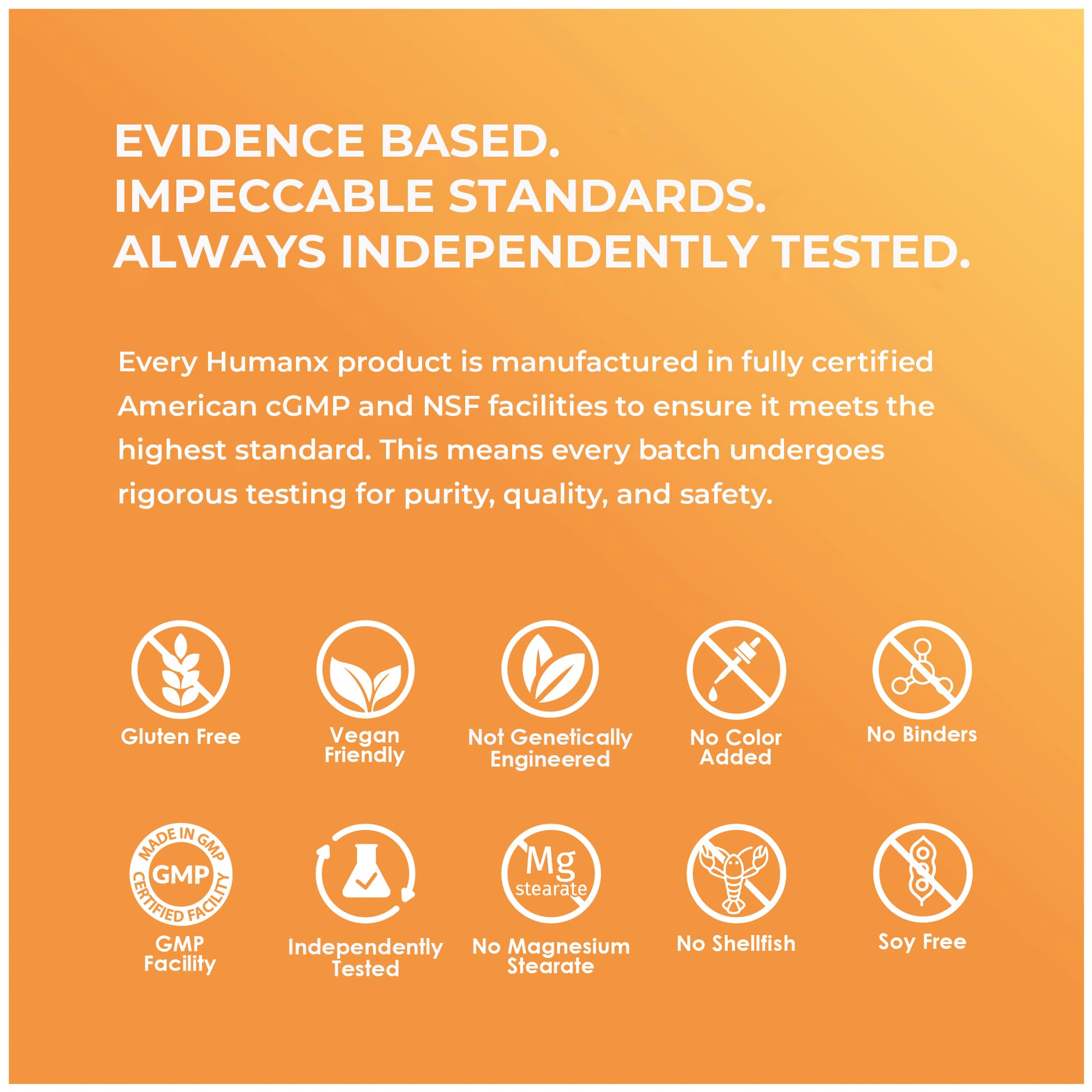 HUMANX VertiGone USA facility manufacturing stamp