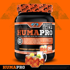 Humapro in shaker demonstrates easy mix and quick post-workout use.