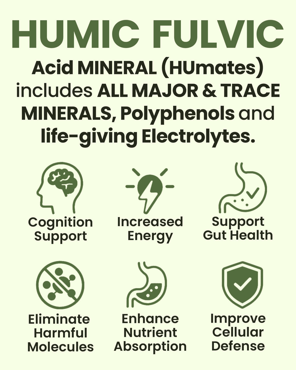 Humineral liquid minerals bottle close-up showing rich, clear concentrate