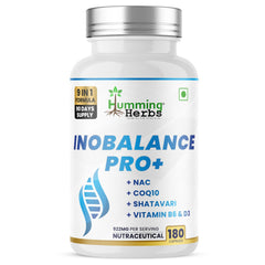Humming Herbs Inobalance Pro+ bottle supports daily wellness routine