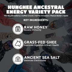 Hunghee bulk pack 24 packs ready for hikers, runners, and cyclists.