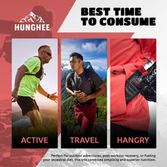 Hunghee Ancestral Energy strawberry on hike with gear for energy support.