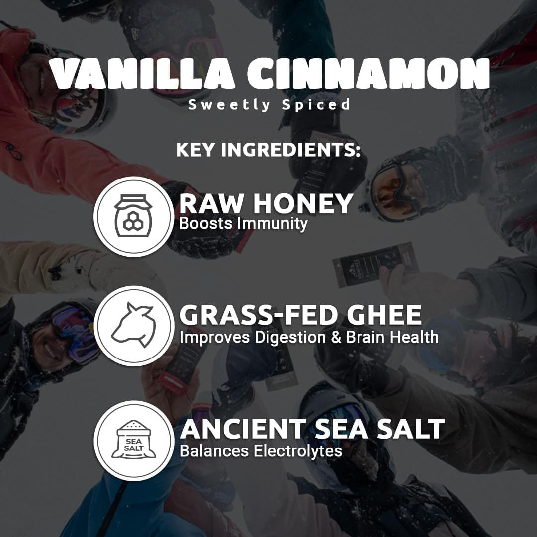 Hunghee vanilla cinnamon pack contents exposure highlights ghee-honey blend