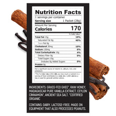 Hunghee vanilla cinnamon pack packaging closeup emphasizes portability
