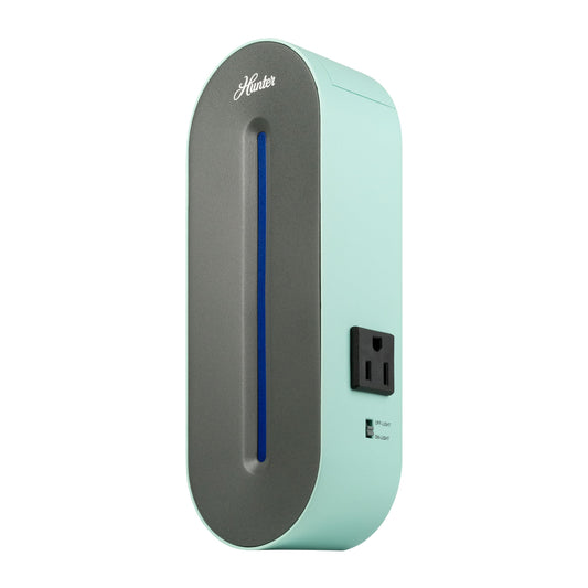 Hunter Aqua UV air sanitizer front view showcases compact purifier for air improvement