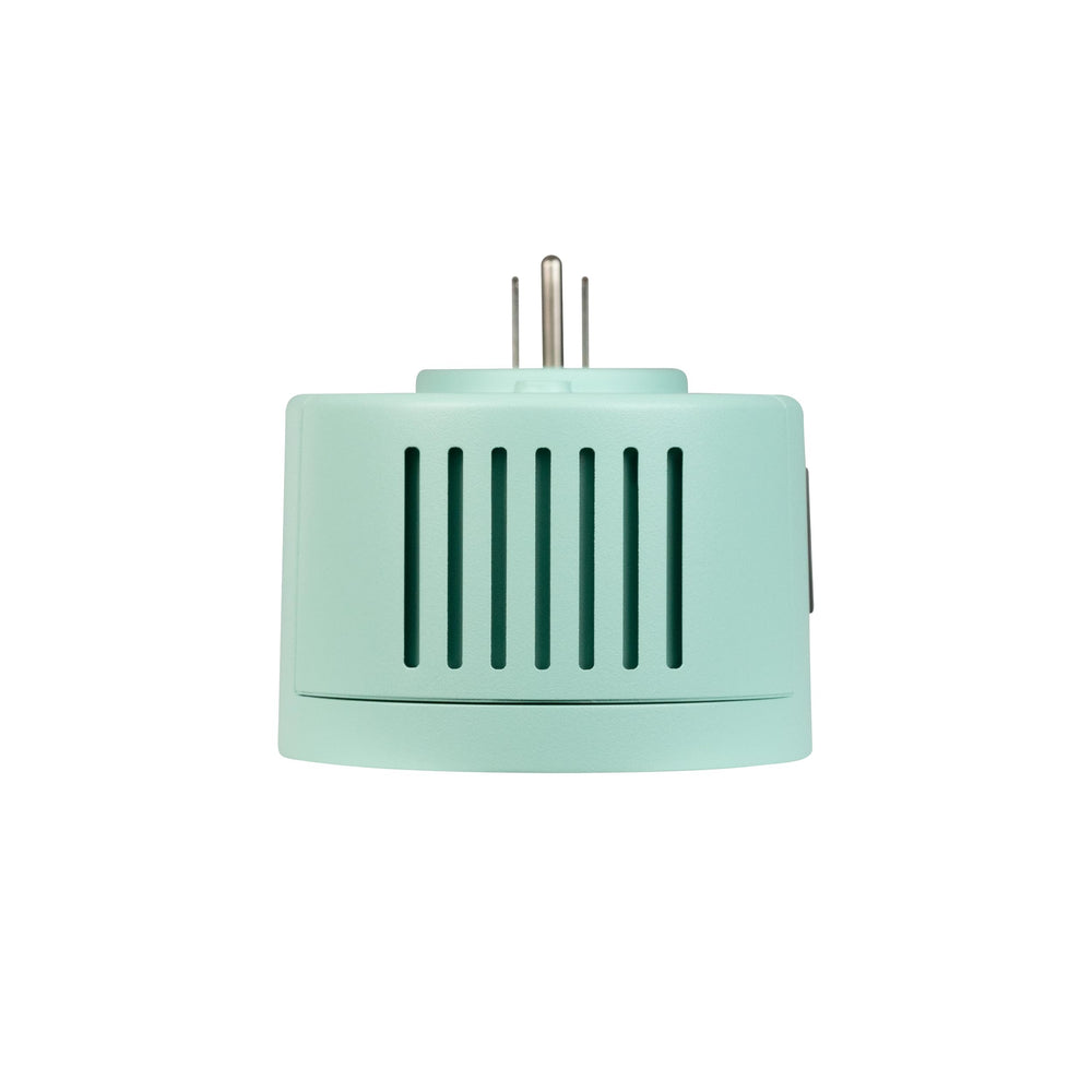 Hunter Aqua UV air sanitizer outlet setup in a cozy corner