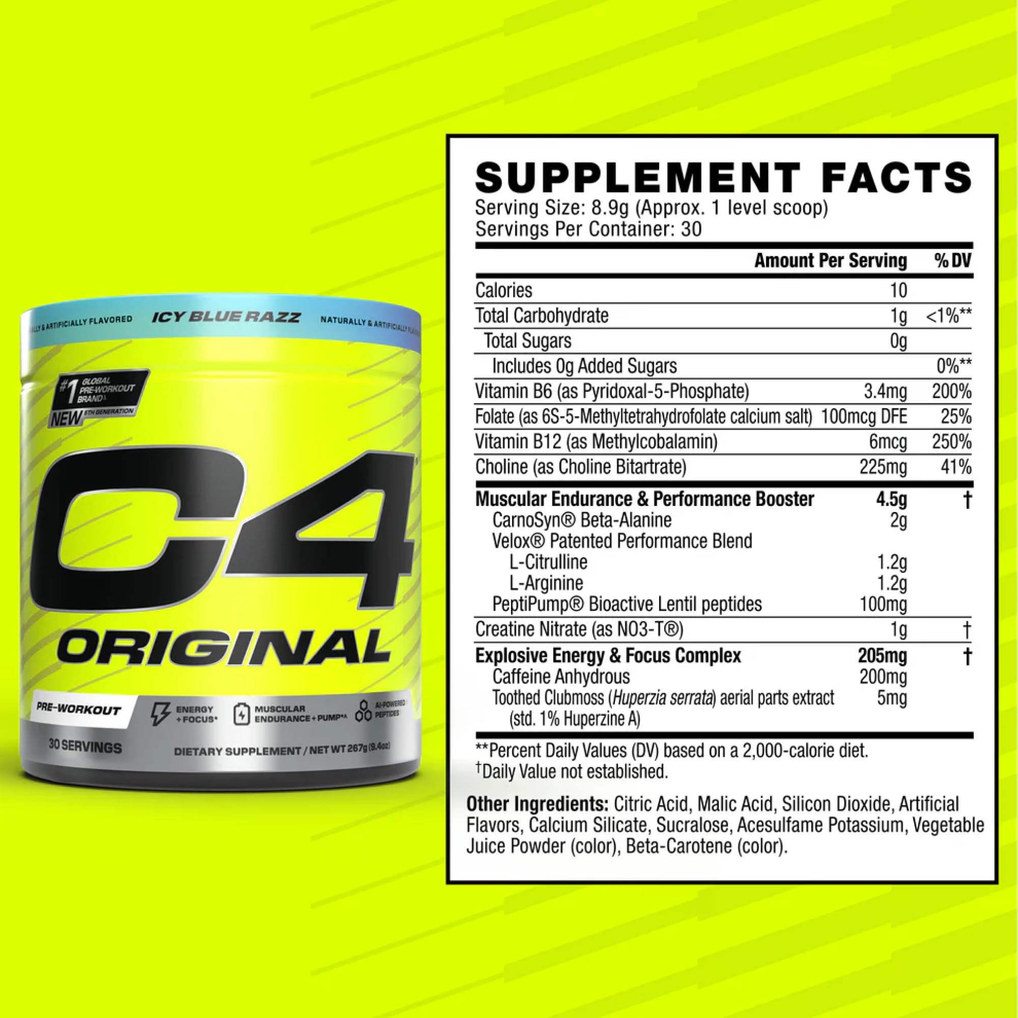 Huperzine A focus feature on label for mental sharpness