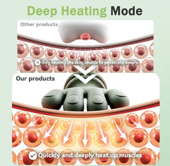 Huprh Neck Massager four rotating nodes simulate hands-on kneading for deep tissue feel
