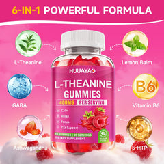 HUUAYAO L-Theanine Gummies kid-friendly use on a daily routine.