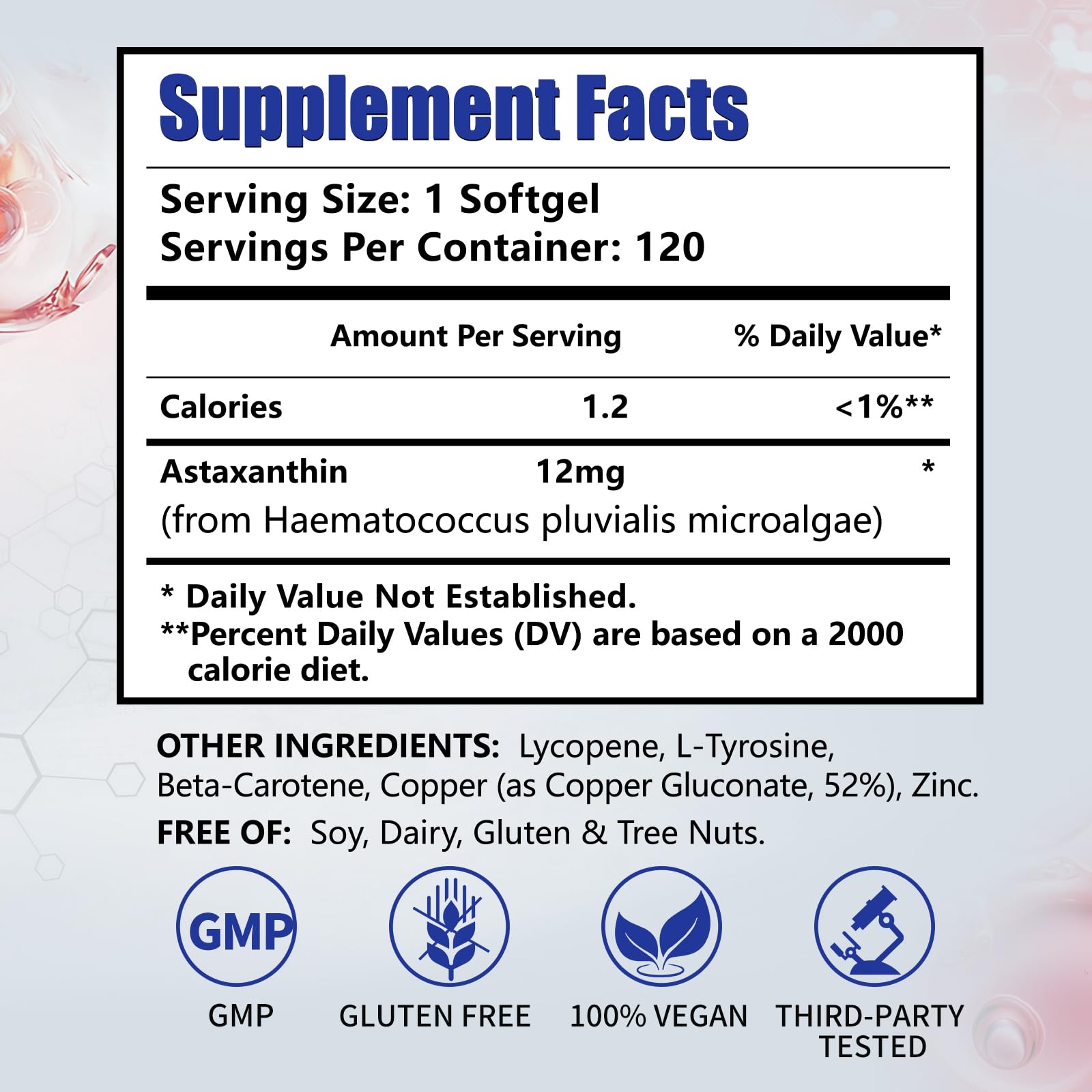 HUXINSK astaxanthin with water demonstrates easy daily intake routine.