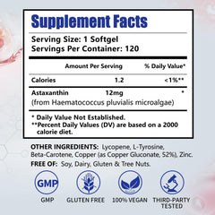HUXINSK astaxanthin with water demonstrates easy daily intake routine.