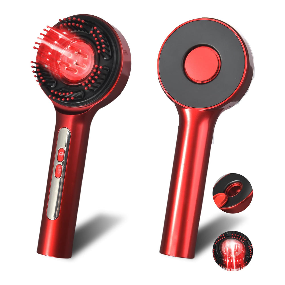HX HECLX hair oil applicator with roller balls for precise root nourishment