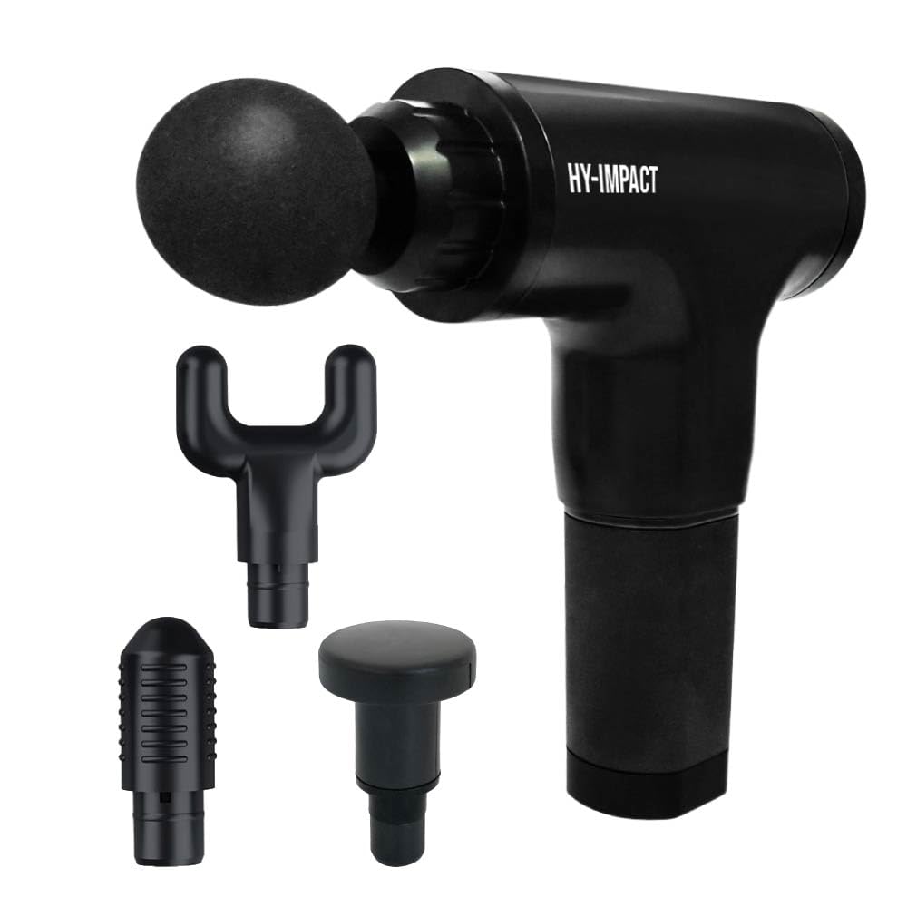 HY IMPACT cordless massage gun overview for on-the-go recovery