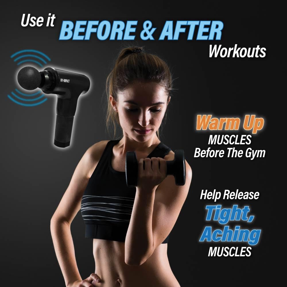 HY IMPACT portable, lightweight design for travel and gym sessions