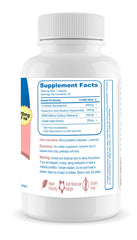 Hyalogic grape seed extract ingredient bottle emphasizing antioxidant-rich formula.