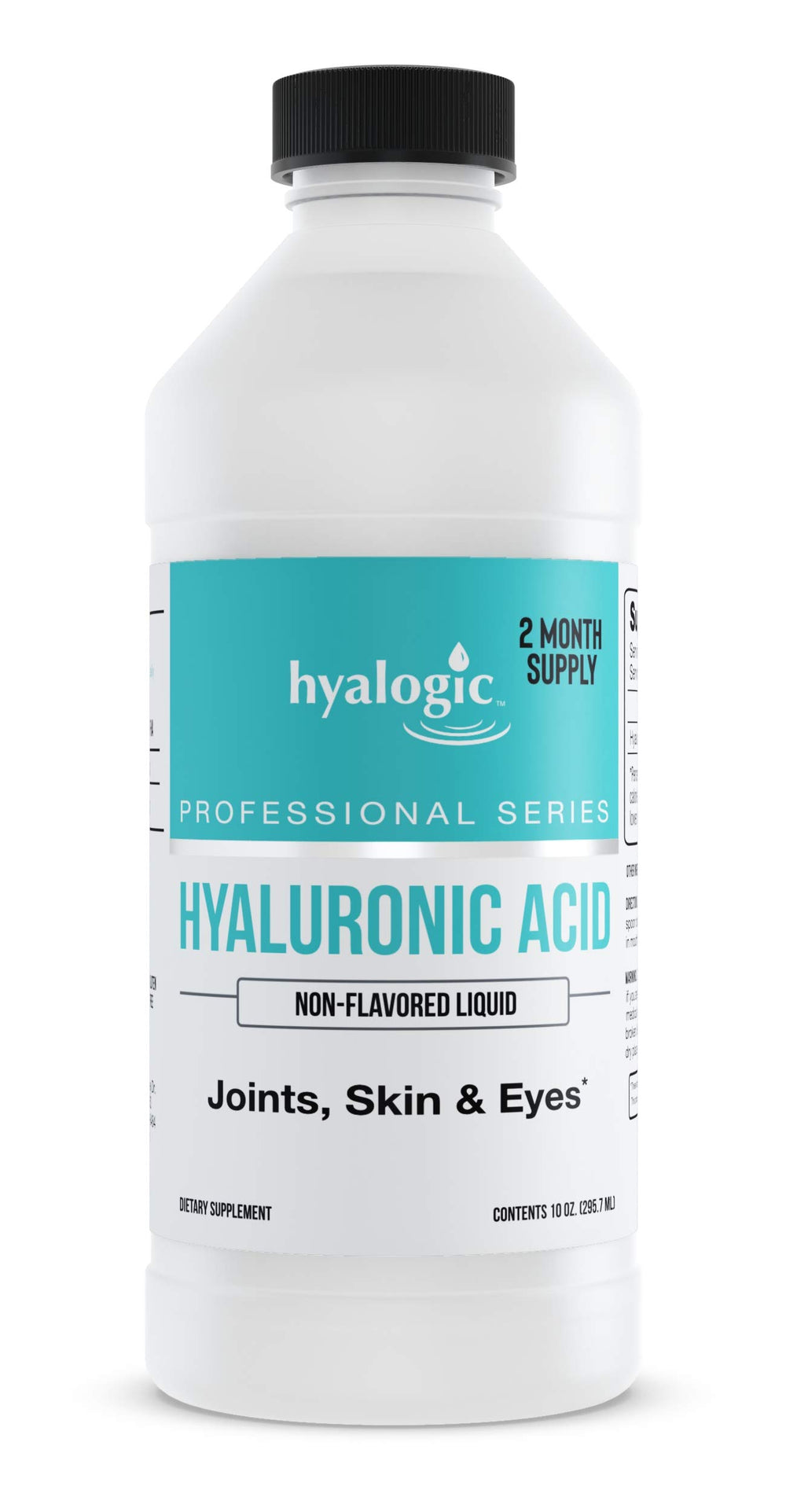 Hyalogic Professionals Series HA liquid bottle pour supports daily skin hydration