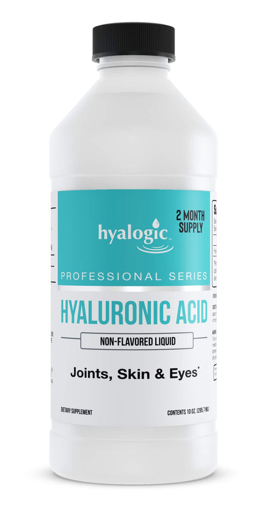 Hyalogic Professionals Series HA liquid bottle pour supports daily skin hydration