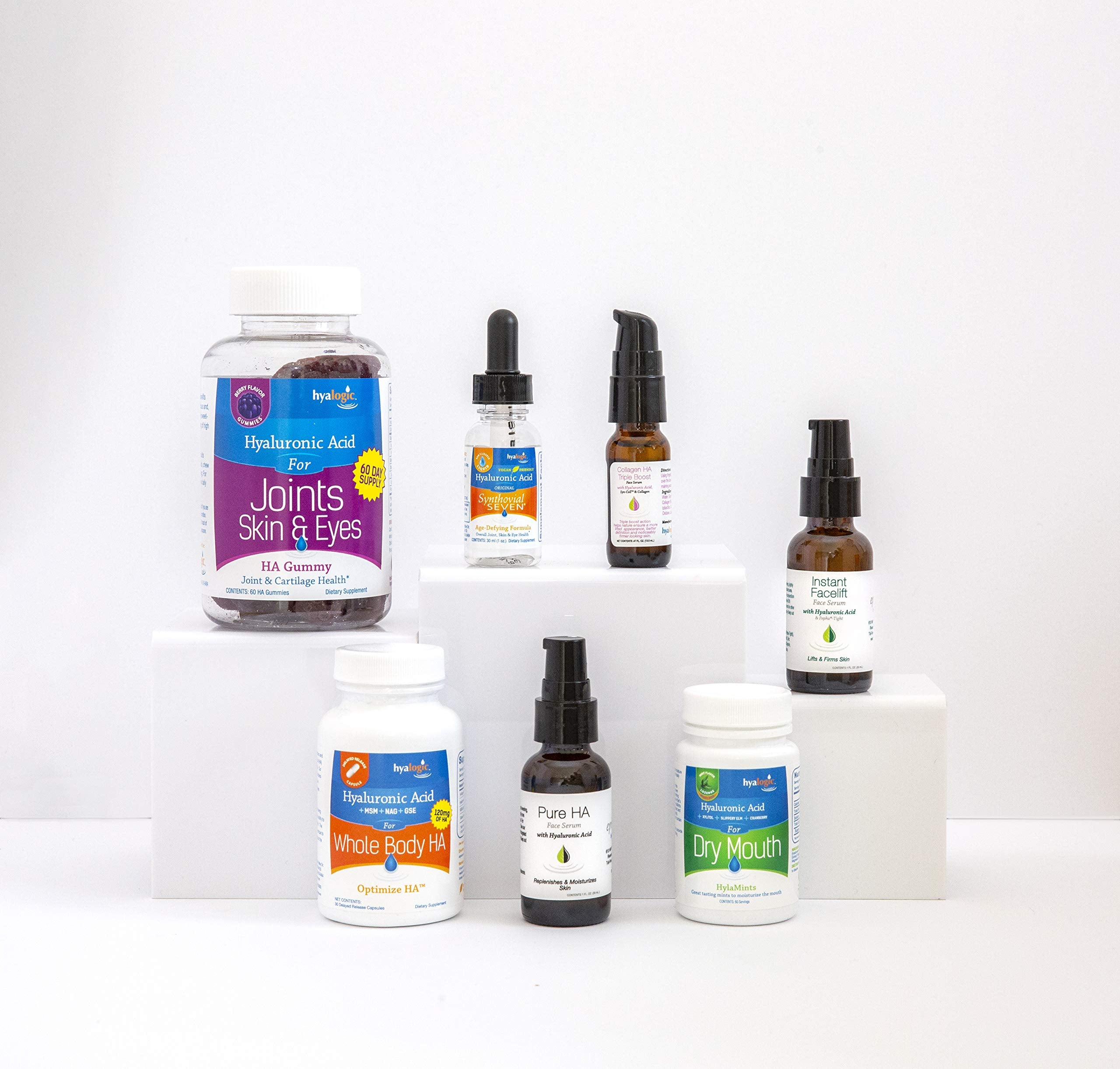 Hyalogic Synthovial Seven easy-to-swallow capsules for daily use.