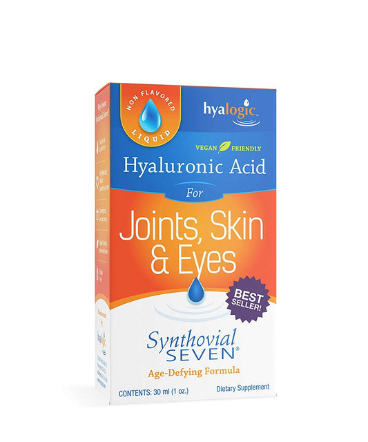 Hyalogic Synthovial Seven label closeup highlighting vegan HA