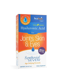 Hyalogic Synthovial Seven label closeup highlighting vegan HA