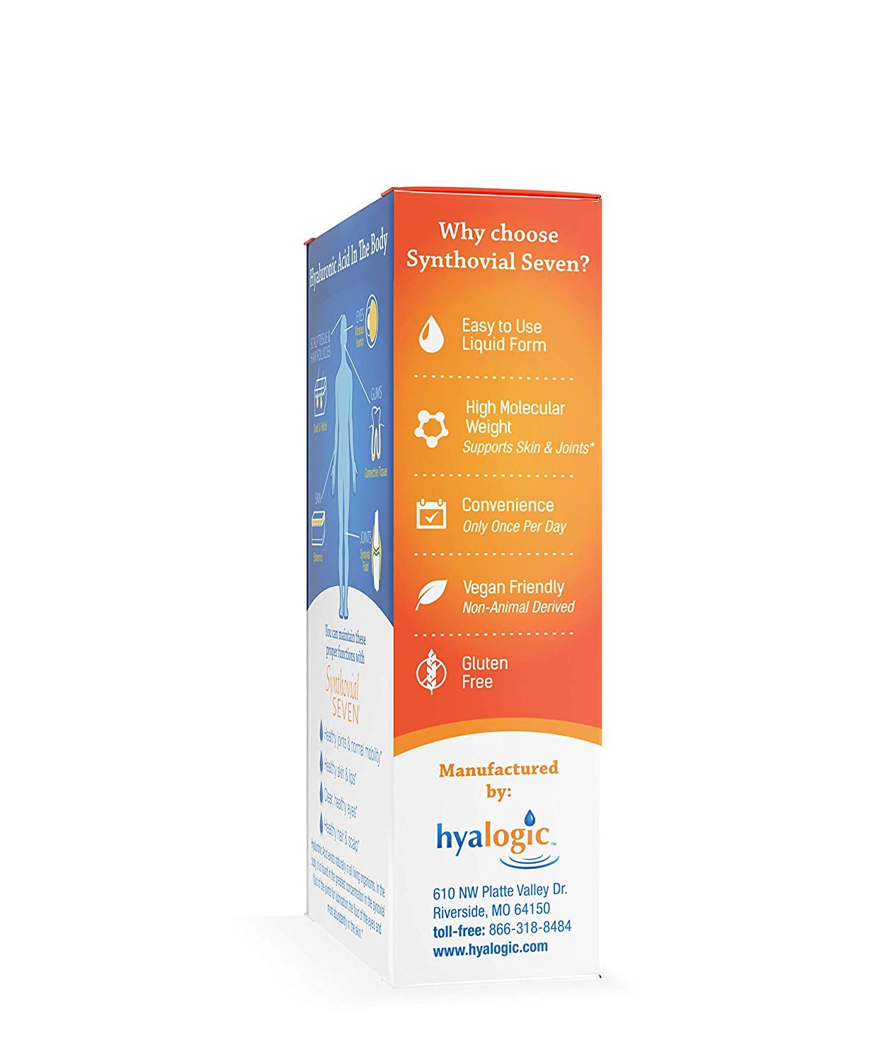 Hyalogic Synthovial Seven two-pack display emphasizes value