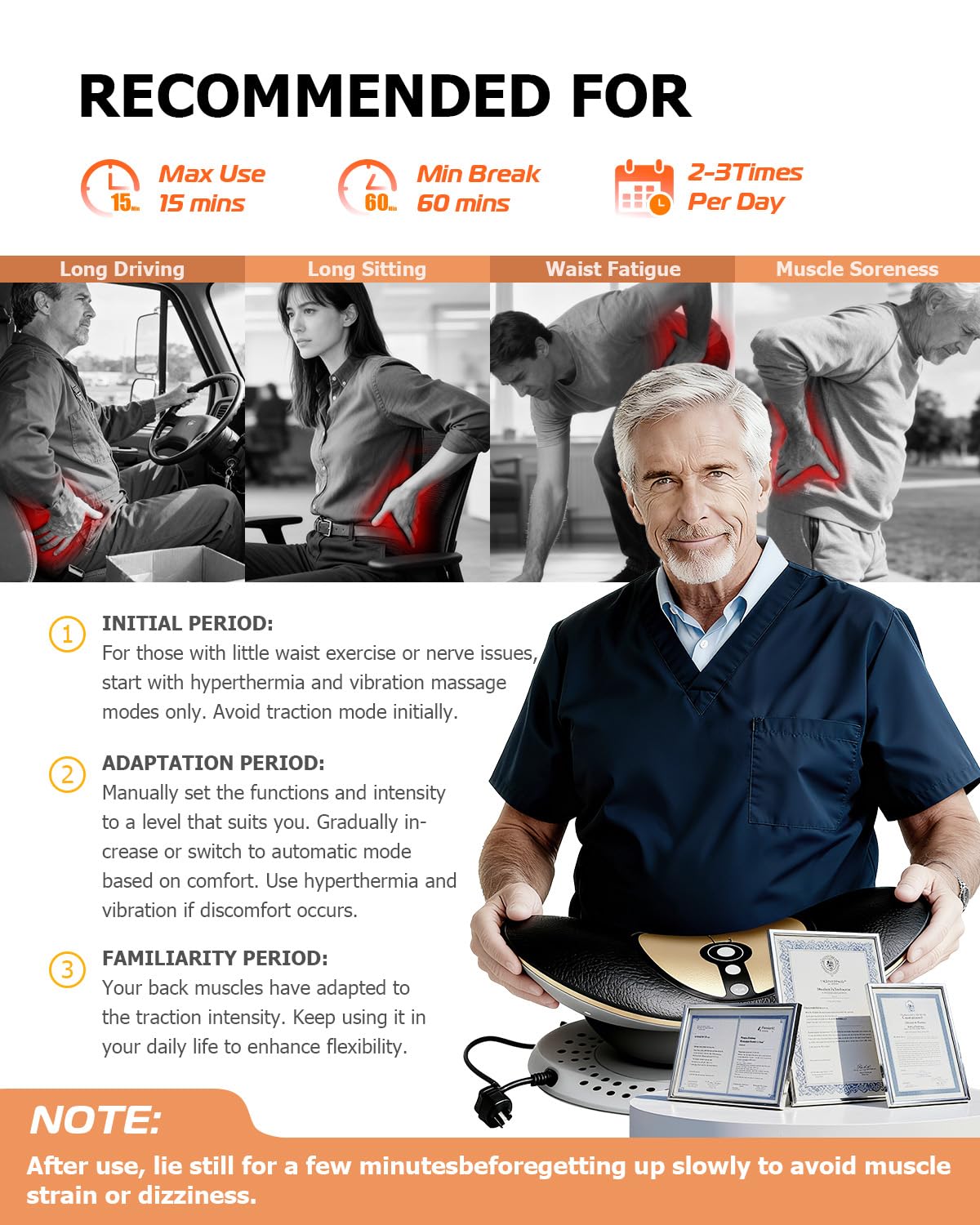 Hybodies dual automatic modes for convenient hands-free operation.